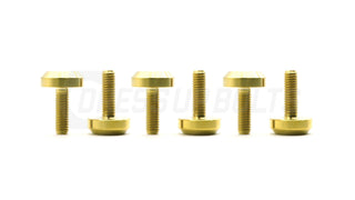 Buy gold Dress Up Bolts Titanium Hardware Steering Wheel Kit - Motor Head Design
