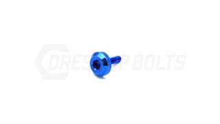 Buy blue M4 x .7 x 15mm Titanium Motor Head Bolt by Dress Up Bolts