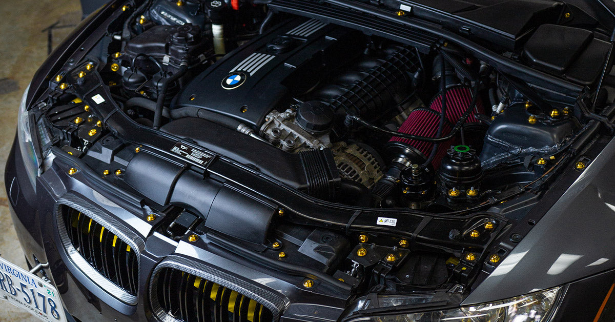 BMW Hardware 3 Series Engine Bay Gold Color