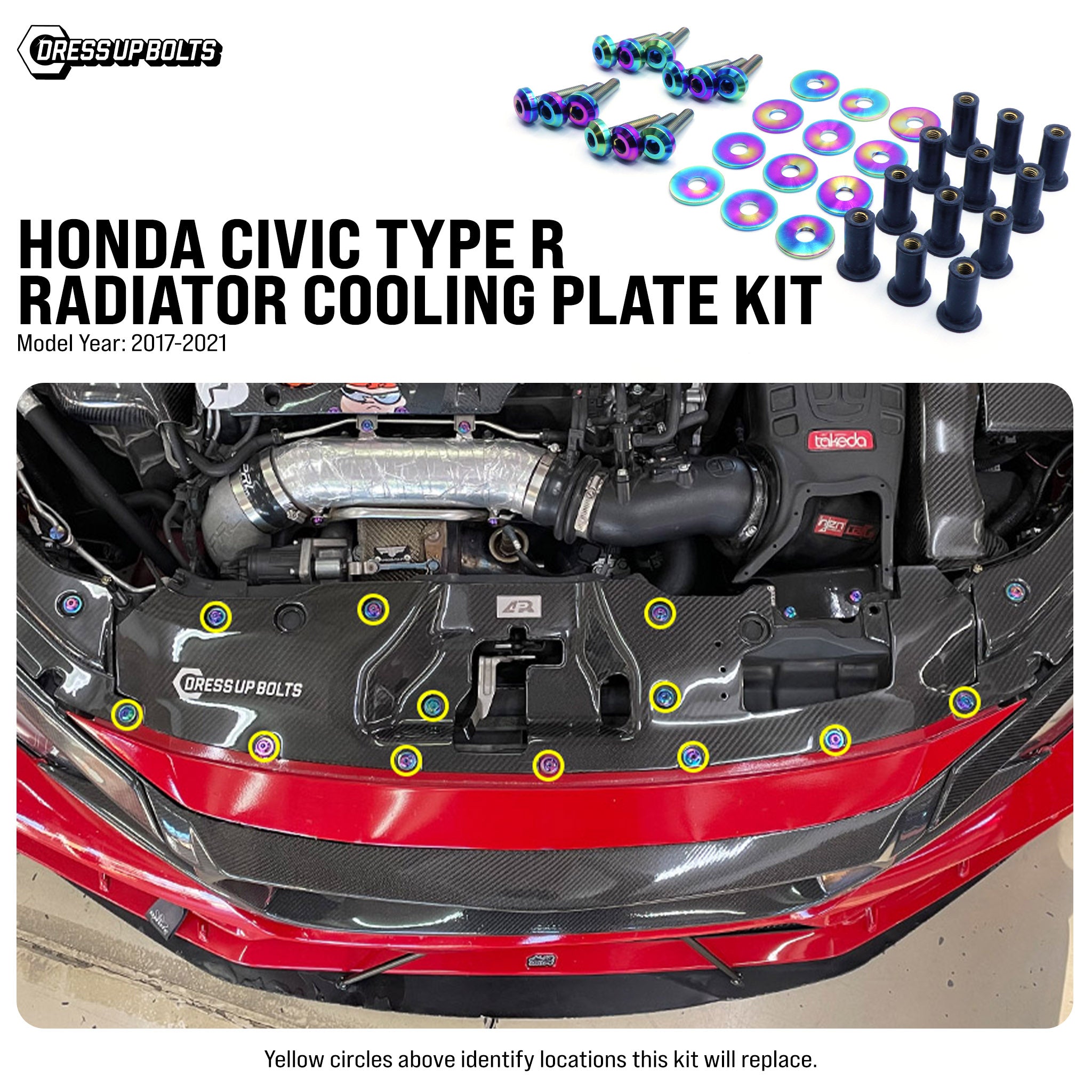 Honda Hardware Kits Civic Type R | Dress Up Bolts