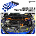 Dress Up Bolts Stage 1 Titanium Hardware Engine Bay Kit - Honda Civic Si (2016-2021)