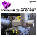K20 and K24 K-Tuned Upper Coolant Housing