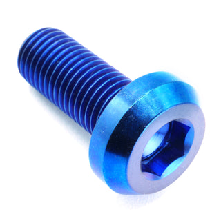 Buy blue M10 x 1.25 x 25mm Titanium Motor Head Bolt by Dress Up Bolts