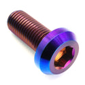 M10 x 1.25 x 25mm Titanium Motor Head Bolt by Dress Up Bolts