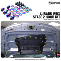 Dress Up Bolts Stage 2 Titanium Hardware Hood Kit - Subaru WRX (2022+)