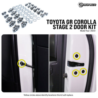 Dress Up Bolts Stage 2 Titanium Hardware Door Kit - Toyota GR Corolla (2023+)