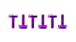 Buy purple Dress Up Bolts Titanium Hardware Steering Wheel Kit - Motor Head Design