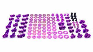 Buy purple Dress Up Bolts Stage 2 Titanium Hardware Engine Bay Kit - BMW E9X 335i (2007-2013)