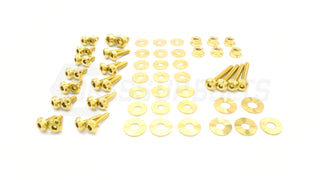 Buy gold Dress Up Bolts Stage 1 Titanium Hardware Engine Bay Kit - BMW E82 135i (2007-2012)