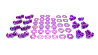 Buy purple Dress Up Bolts Stage 1 Titanium Hardware Engine Bay Kit - BMW F3X 335i (2012-2015)