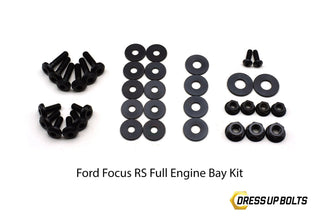 Ford Focus RS (2016-2018) Titanium Dress Up Bolt Engine Bay Kit - DressUpBolts.com