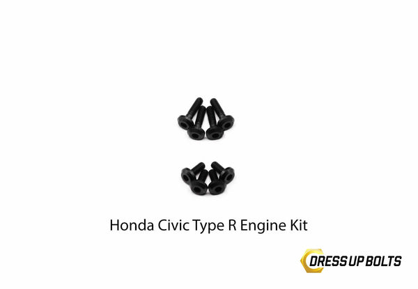 Honda Civic Type R (2017-2019) Titanium Dress Up Bolt Engine Kit - DressUpBolts.com