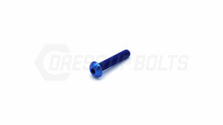 Buy blue M5 x .8 x 25mm Titanium Button Head Bolt by Dress Up Bolts