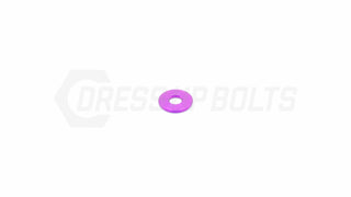 Buy purple M4 Titanium Washer by Dress Up Bolts