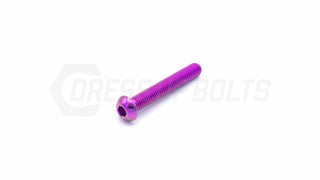 Buy purple M6 x 1.00 x 40mm Titanium Button Head Bolt by Dress Up Bolts