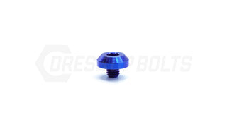 Buy blue M6 x 1.00 x 5mm Titanium Motor Head Bolt by Dress Up Bolts