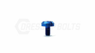 Buy blue M6 x 1.00 x 10mm Titanium Motor Head Bolt by Dress Up Bolts