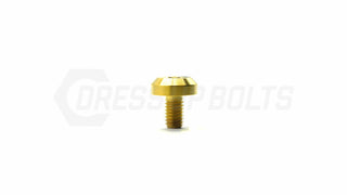 Buy gold M6 x 1.00 x 10mm Titanium Motor Head Bolt by Dress Up Bolts