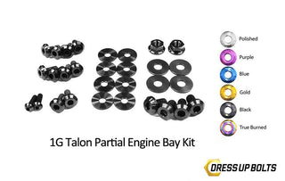 Eagle 1G Talon DSM (1990-1994) Titanium Dress Up Bolts Partial Engine Bay Kit - DressUpBolts.com