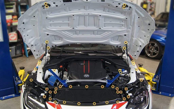Dress Up Bolts Stage 2 Titanium Hardware Engine Bay Kit - Toyota Supra MKV - DressUpBolts.com