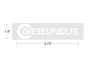 Dress Up Bolts Logo Decal - Small