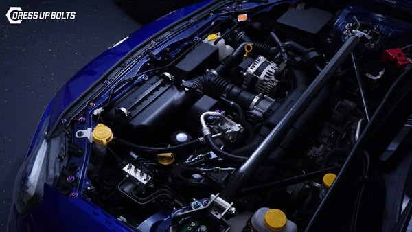 Toyota 86 (2013-2019) Titanium Dress Up Bolts Full Engine Bay Kit - DressUpBolts.com