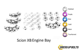 Scion XB (2003-2006) Titanium Dress Up Bolts Engine Bay Kit - DressUpBolts.com