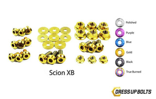 Scion XB (2007-2015) Titanium Dress Up Bolts Engine and Engine Bay Kit - DressUpBolts.com